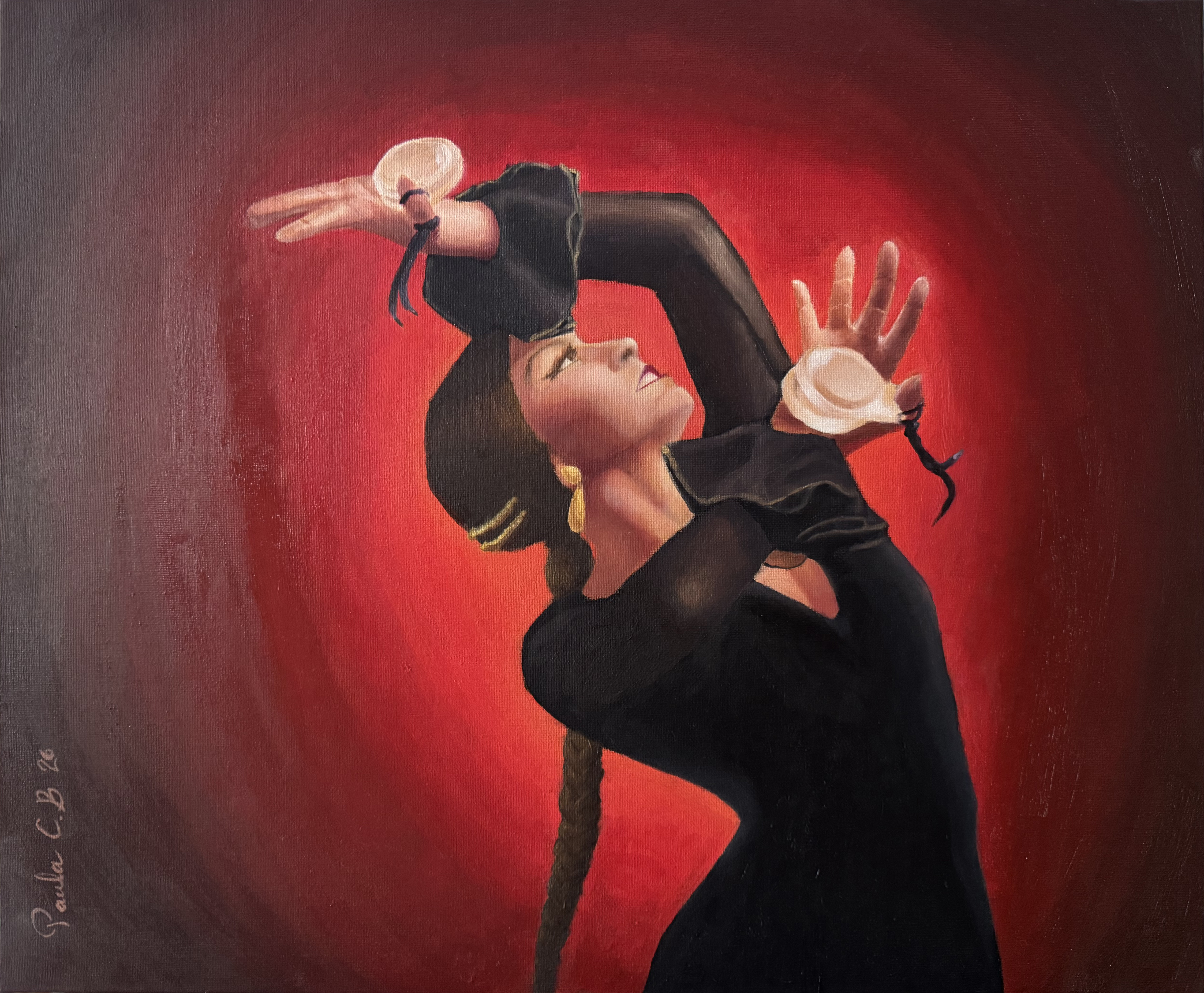 Obra de alumna Paula Castejón del estudio de Julia Bermúdez